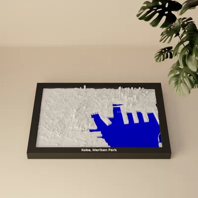 Kobe, Meriken Park, Nhật Bản - Mô hình 3D thu nhỏ