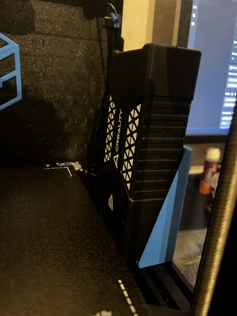 Mount gắn Creality chamber heater lên bottom extrusion cho E3NG (E3NG Creality chamber heater extrusion mount) - Image 1