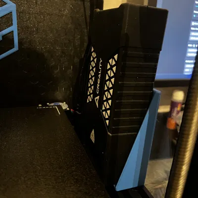 Mount gắn Creality chamber heater lên bottom extrusion cho E3NG (E3NG Creality chamber heater extrusion mount)