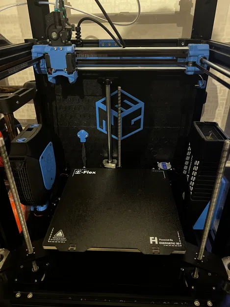 Mount gắn Creality chamber heater lên bottom extrusion cho E3NG (E3NG Creality chamber heater extrusion mount) - Image 3