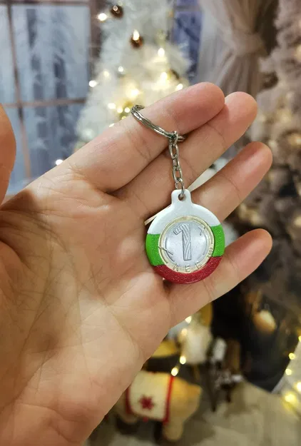 Móc khóa đồng xu Lev Bulgaria – Thiết kế tưởng niệm - Image 1