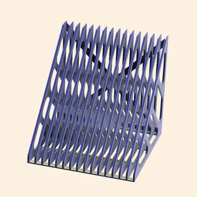 Kệ đựng đĩa Vinyl (15 khe)