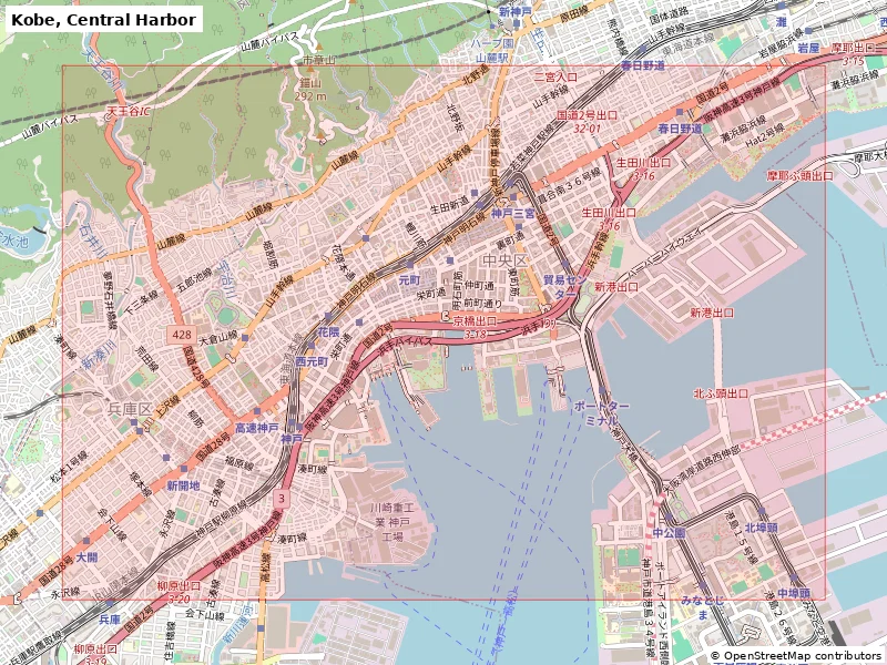 Kobe, Central Harbor, Japan - Mô hình thu nhỏ 3D - Image 8