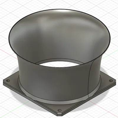 Inlet/Outlet quạt PC Case 120mm (Bellmouth)