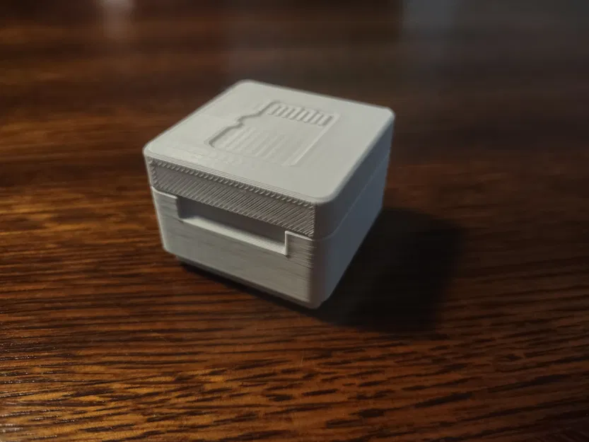 Hộp SD/microSD bản lề - tương thích Gridfinity, có ngàm gài, print-in-place - Image 2