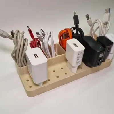 Khay Organizer cho cáp USB và củ sạc