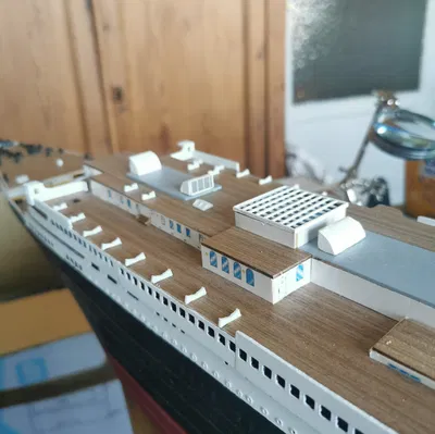 Các chi tiết cho tàu (pièces pour bateau) – tỷ lệ 1/250