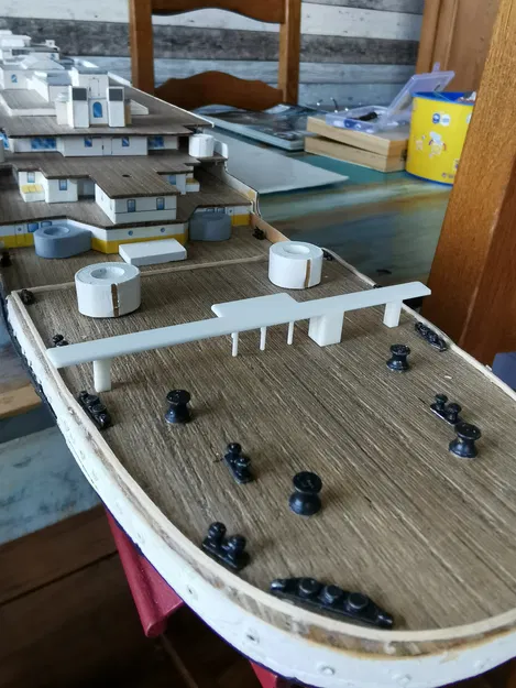 Các chi tiết cho tàu (pièces pour bateau) – tỷ lệ 1/250 - Image 2