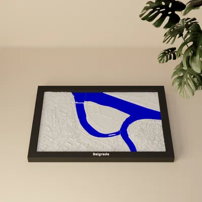 Belgrade, Serbia - 3D Miniature