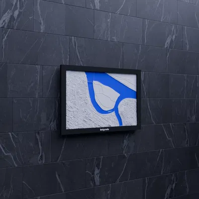 Belgrade, Serbia - 3D Miniature