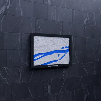 Belgrade, Čukarica, Serbia - Mô hình thu nhỏ 3D