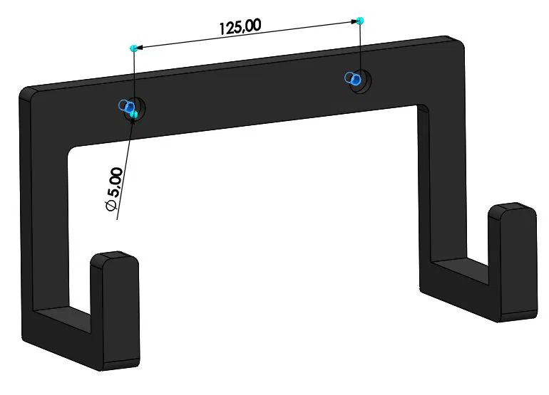 Giá treo tường FritzBox 6670/6591/6690 (Fritzbox wall mount) - Image 1