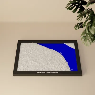 Belgrade, Zemun Gardos, Serbia - 3D Miniature