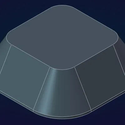 Chân đế Electronics Feet (20x20x6.4mm) có rãnh keo