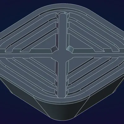 Chân đế Electronics Feet (20x20x6.4mm) có rãnh keo