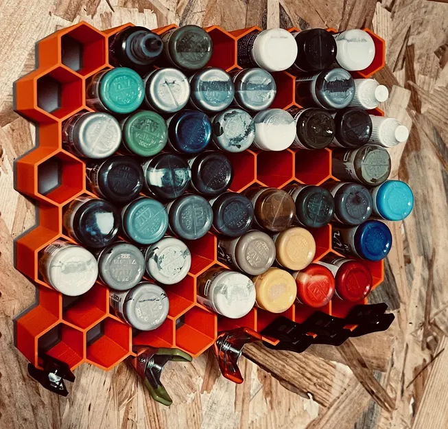 Kệ treo tường đựng tuýp sơn (đường kính 25mm) - Image 1