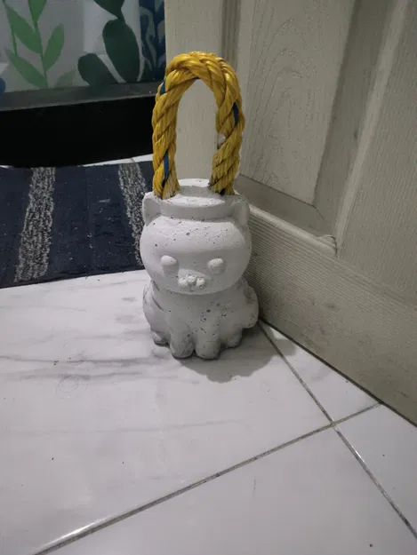 Khuôn Chặn Cửa Hình Mèo – Khuôn Xi Măng 3 Mảnh - Image 2