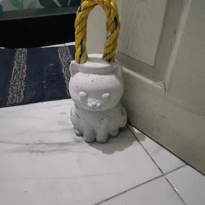 Khuôn Chặn Cửa Hình Mèo – Khuôn Xi Măng 3 Mảnh