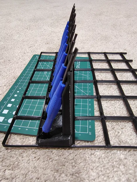 Giá để tua vít chính xác Gridfinity 5x1 (Precision Screwdriver Stand) - Image 4