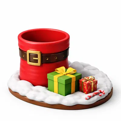 Ống Cắm Bút Ông Già Noel (Santa's pen holder)