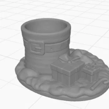 Ống Cắm Bút Ông Già Noel (Santa's pen holder)