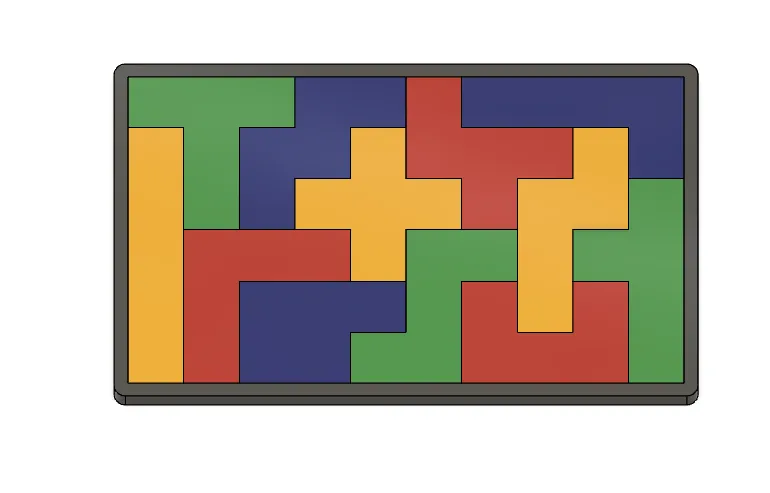 Bộ xếp hình Pentomino 2D (2D pentomino puzzle) - Image 3