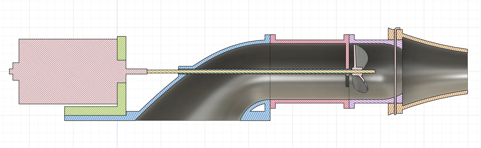 Tua-bin Water Jet cho thuyền RC (RC Water jet turbine) - Image 2