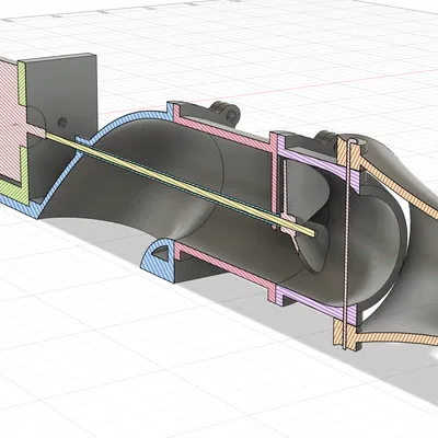 Tua-bin Water Jet cho thuyền RC (RC Water jet turbine)