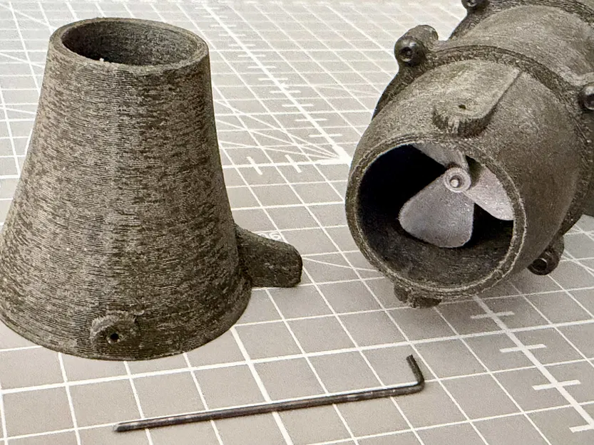 Tua-bin Water Jet cho thuyền RC (RC Water jet turbine) - Image 6