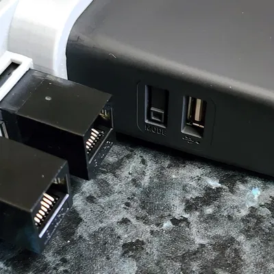 Giá rack 10" cho Mikrotik hAP ac2 kèm 4 khe keystone