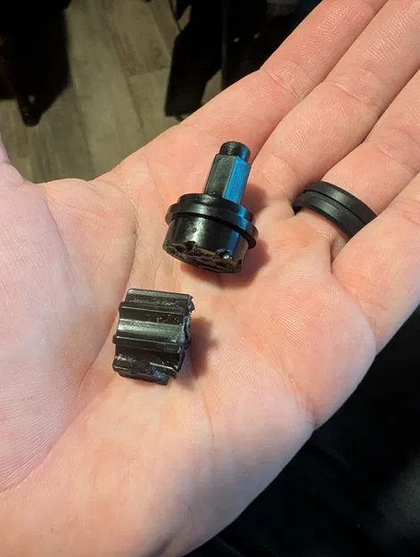 Trục pinion thay thế cho cửa chuồng gà tự động - Image 2