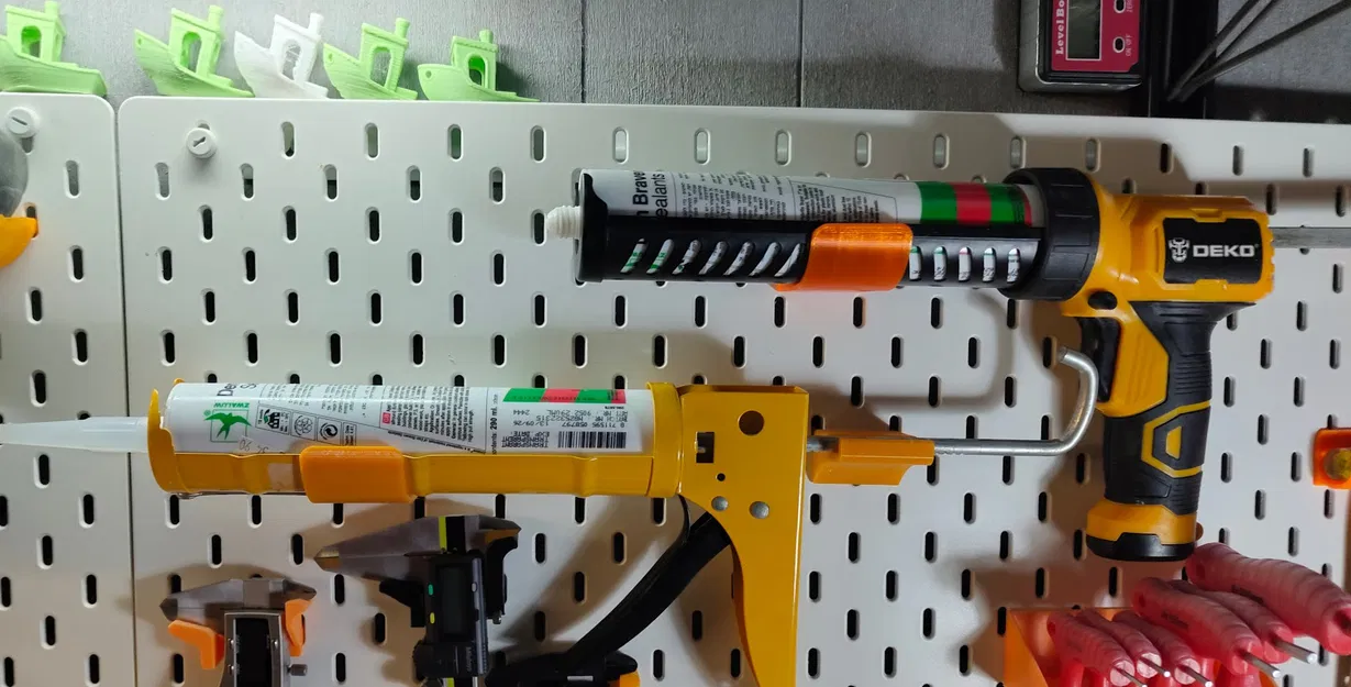 Giá Treo Súng Bắn Keo cho Ikea Skadis (Ikea Skadis Caulking Gun Holder) - Image 1