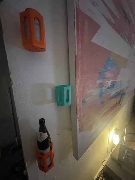 Giá treo chai gắn tường (Bottle Wall Holder) - Image 4