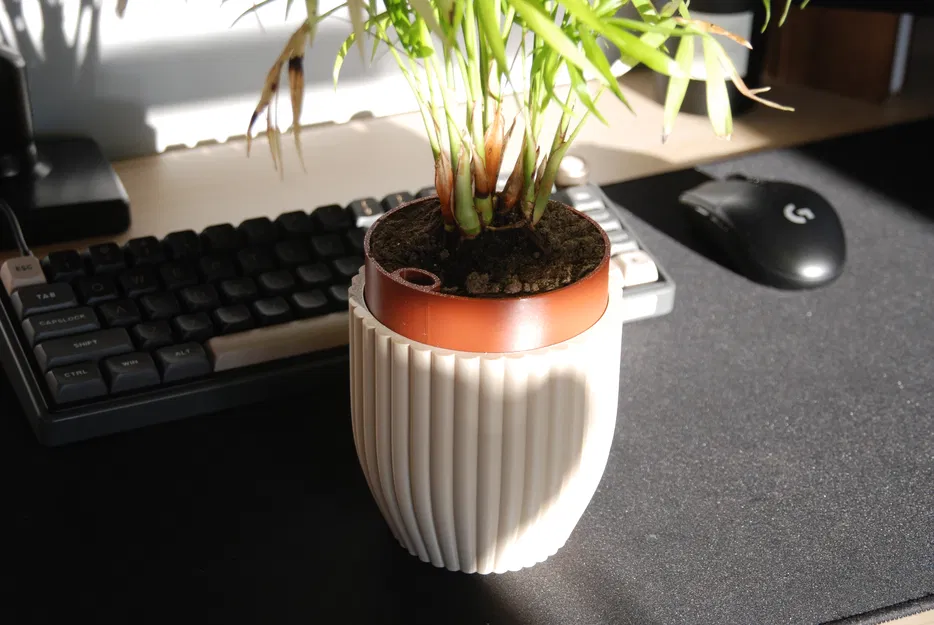 Chậu Tự Tưới Nước (Self-Watering Planter) - Image 3