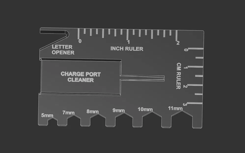 Dụng cụ đa năng cỡ thẻ tín dụng (Credit Card Multi Tool) - Image 1