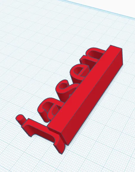 Bảng tên Jasen (chữ E thay vì O) - Image 1