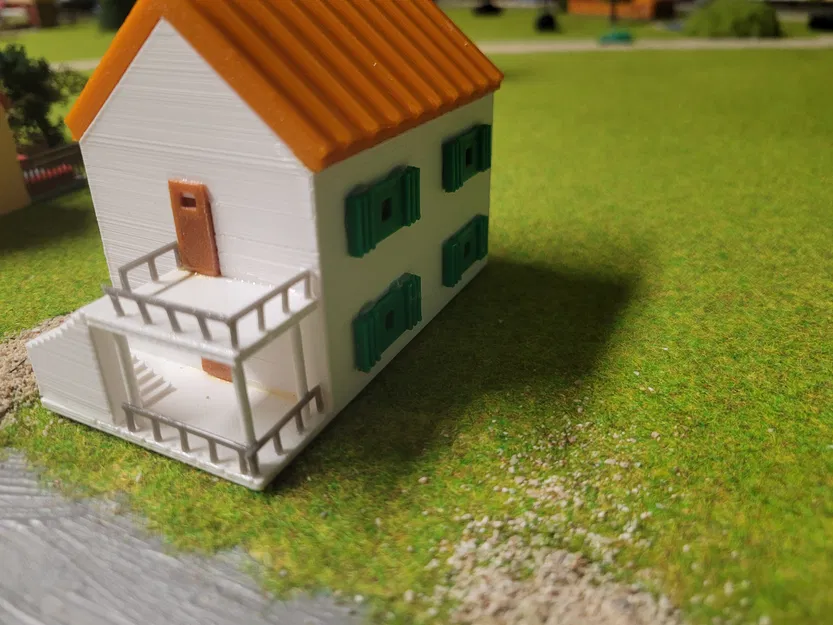 Nhà Balkan Dalmatian TT 1:120 / Dalmatska balkanska kuća TT 1:120 - Image 2