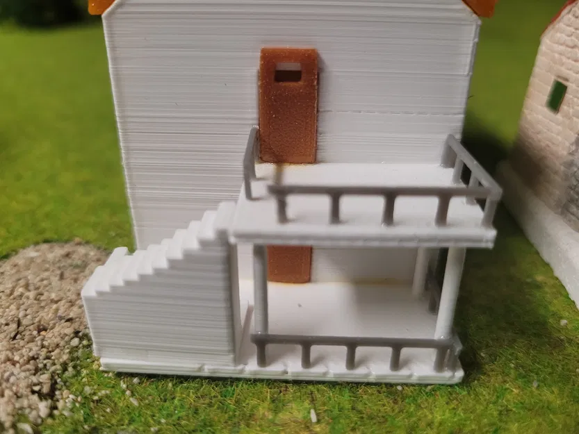 Nhà Balkan Dalmatian TT 1:120 / Dalmatska balkanska kuća TT 1:120 - Image 3