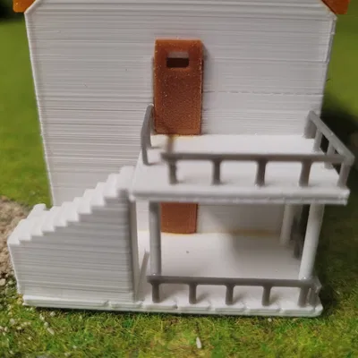 Nhà Balkan Dalmatian TT 1:120 / Dalmatska balkanska kuća TT 1:120