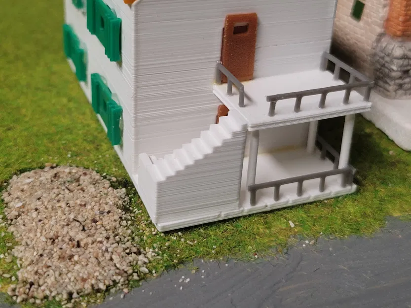 Nhà Balkan Dalmatian TT 1:120 / Dalmatska balkanska kuća TT 1:120 - Image 7