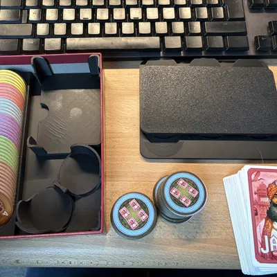 Insert hộp Jaipur và khay giữ token