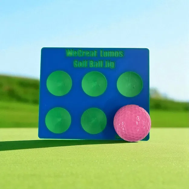 Jig Laser Banh Golf WeCreat Lumos — Khắc 6 Trái/Lần — Song Dawg Designs - Image 1