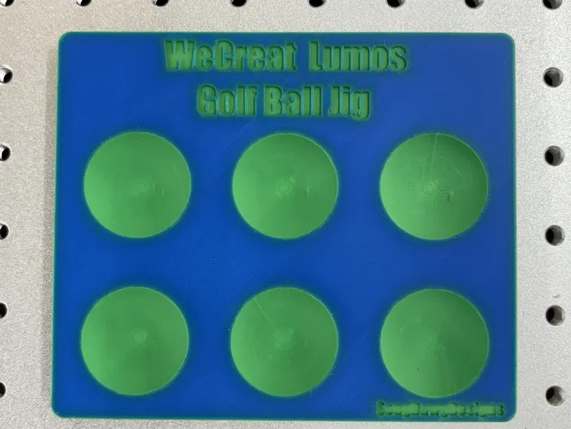 Jig Laser Banh Golf WeCreat Lumos — Khắc 6 Trái/Lần — Song Dawg Designs - Image 4