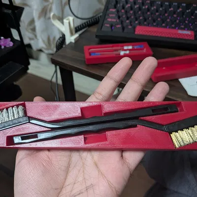 Insert Gridfinity tuỳ chỉnh cho Nozzle Needles và Brass Brushes