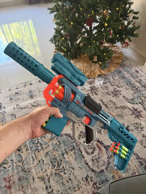 Báng vai Nerf Gun Shoulder Stock Elite 2.0 Commander - Image 5