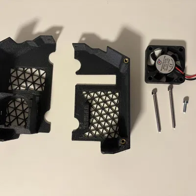 Nắp toolhead gắn quạt 4010 cho Qidi X-Plus 4