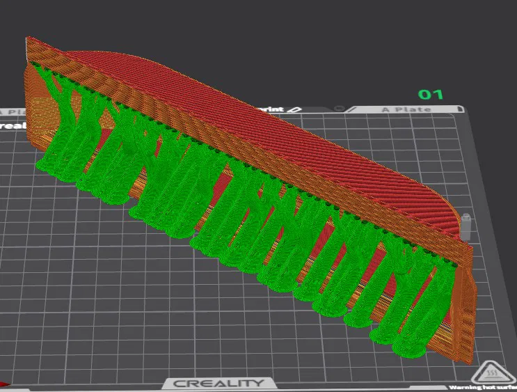 CREALITY K1 | K1C | K1SE - LID RISER V1 remix pocket cho chain - Image 2