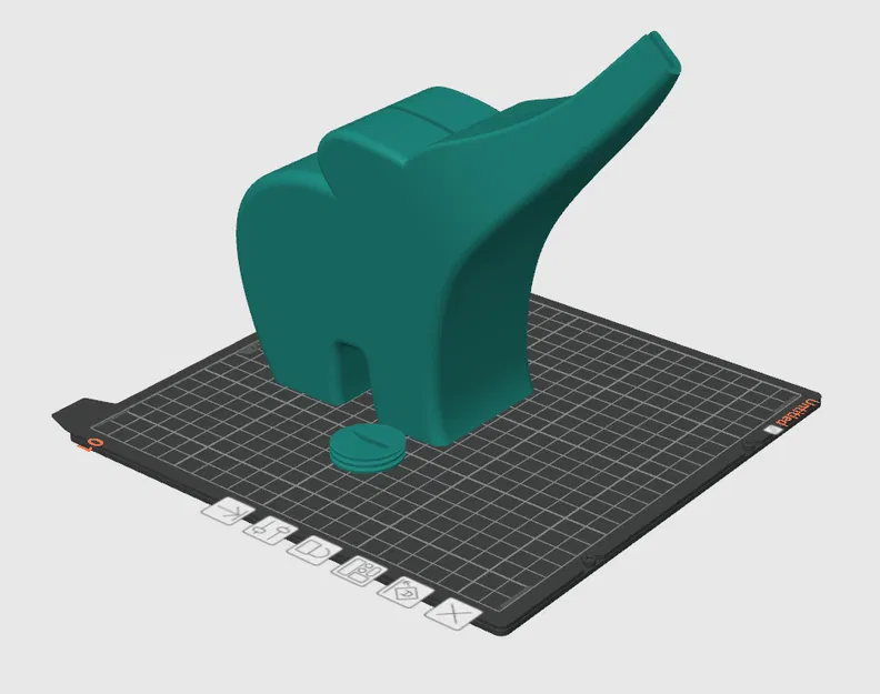 Heo đất Voi Nhỏ kèm nút vặn (tối đa dung tích trong thân) - Image 2