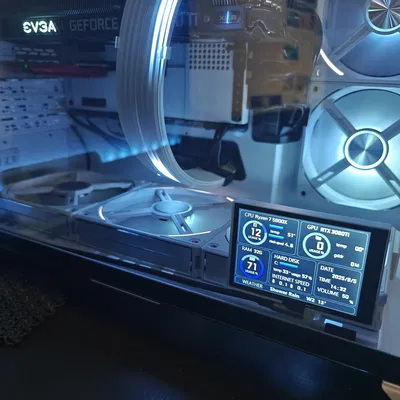 Adapter Turing Smart Screen 3.5 cho case Lian Li O11D XL