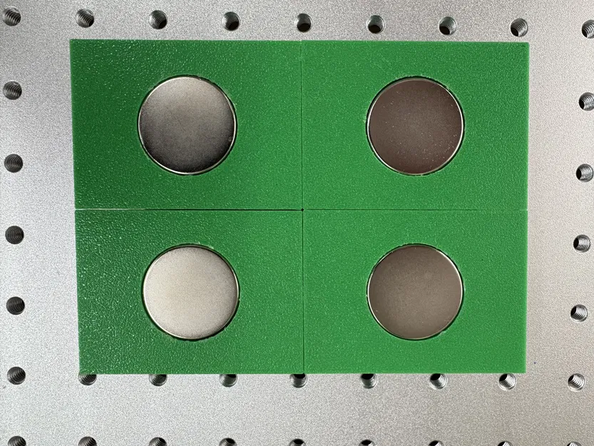 Kẹp nam châm nâng vật liệu cho honeycomb bed laser (metric) – file STL - Image 2